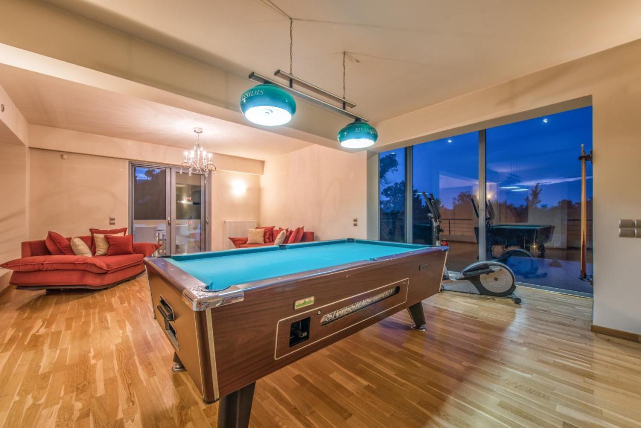 Astarte Villas - Istar Villa With Tennis Court Makhairádhon Zewnętrze zdjęcie