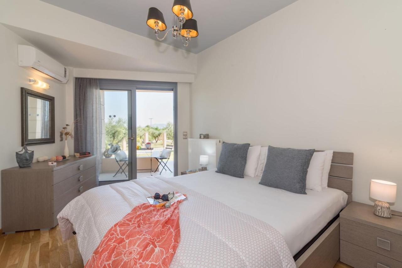 Astarte Villas - Istar Villa With Tennis Court Makhairádhon Zewnętrze zdjęcie