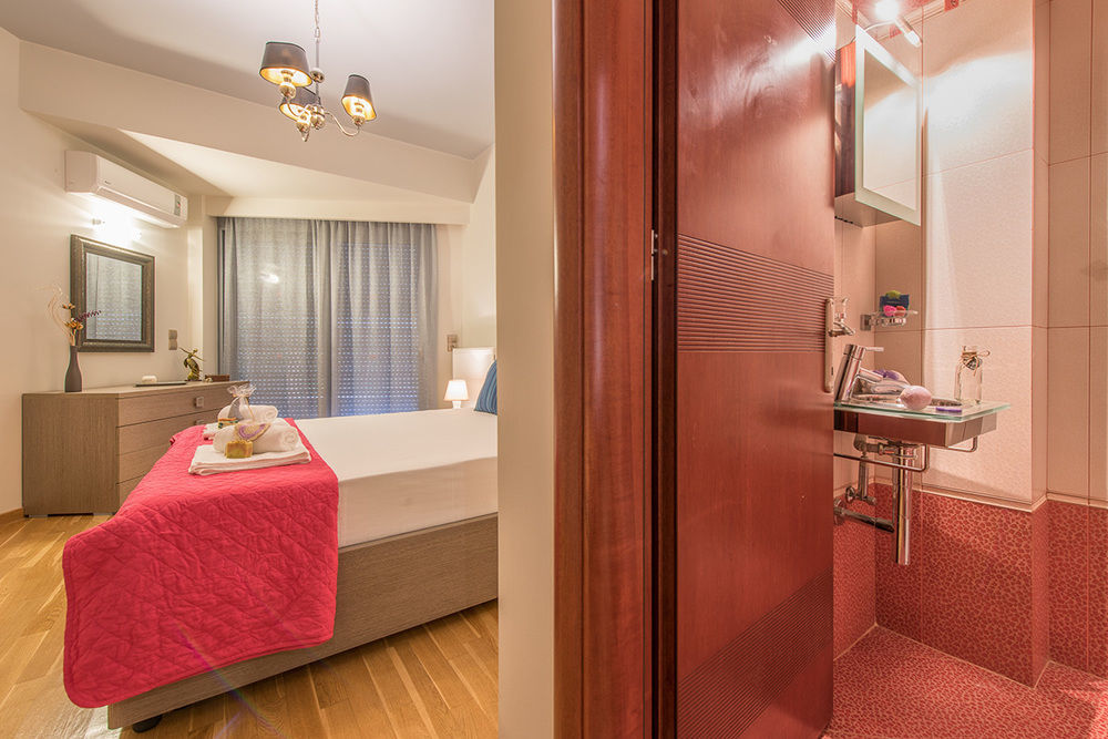 Astarte Villas - Istar Villa With Tennis Court Makhairádhon Zewnętrze zdjęcie